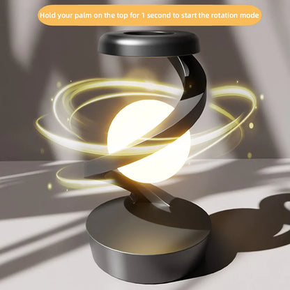 Rotating moon desk lamp