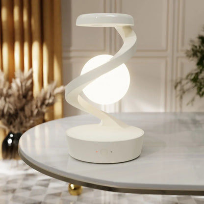 Rotating moon desk lamp