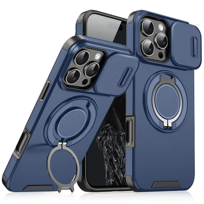 Armor Magnetic Bracket Case for iPhone